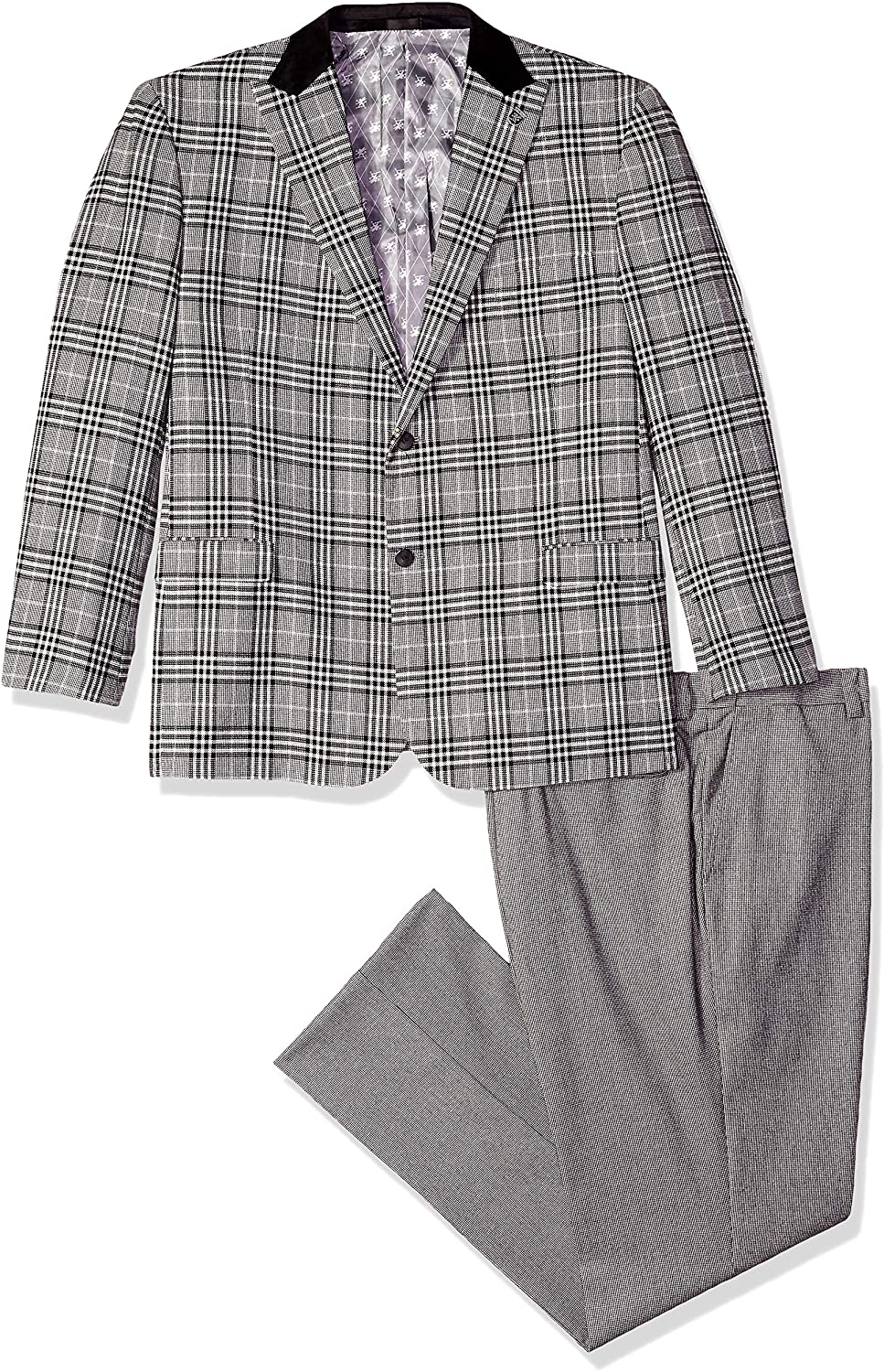 stacy adams plaid suit