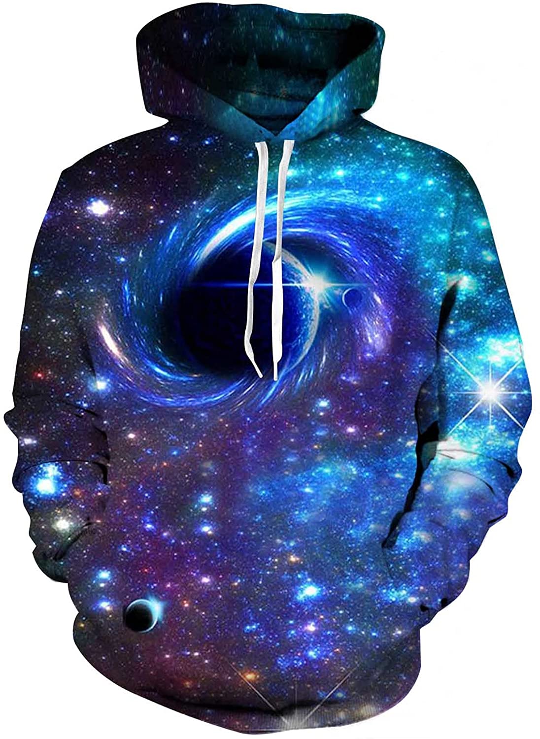 Hgvoetty Unisex 3D Novelty Hoodies for Men Women Cool Graphic Pullover Sweatshirts with Pockets 