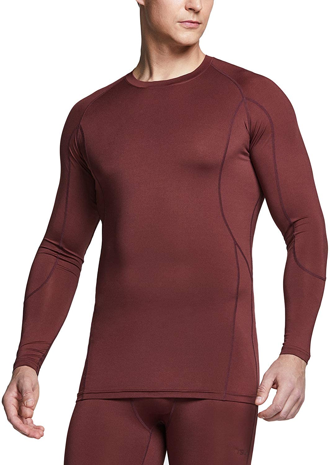 PULSE MENS THERMAL COLD WEATHER BASE LAYER COMPRESSION TOP MACHINE WASHABLE 