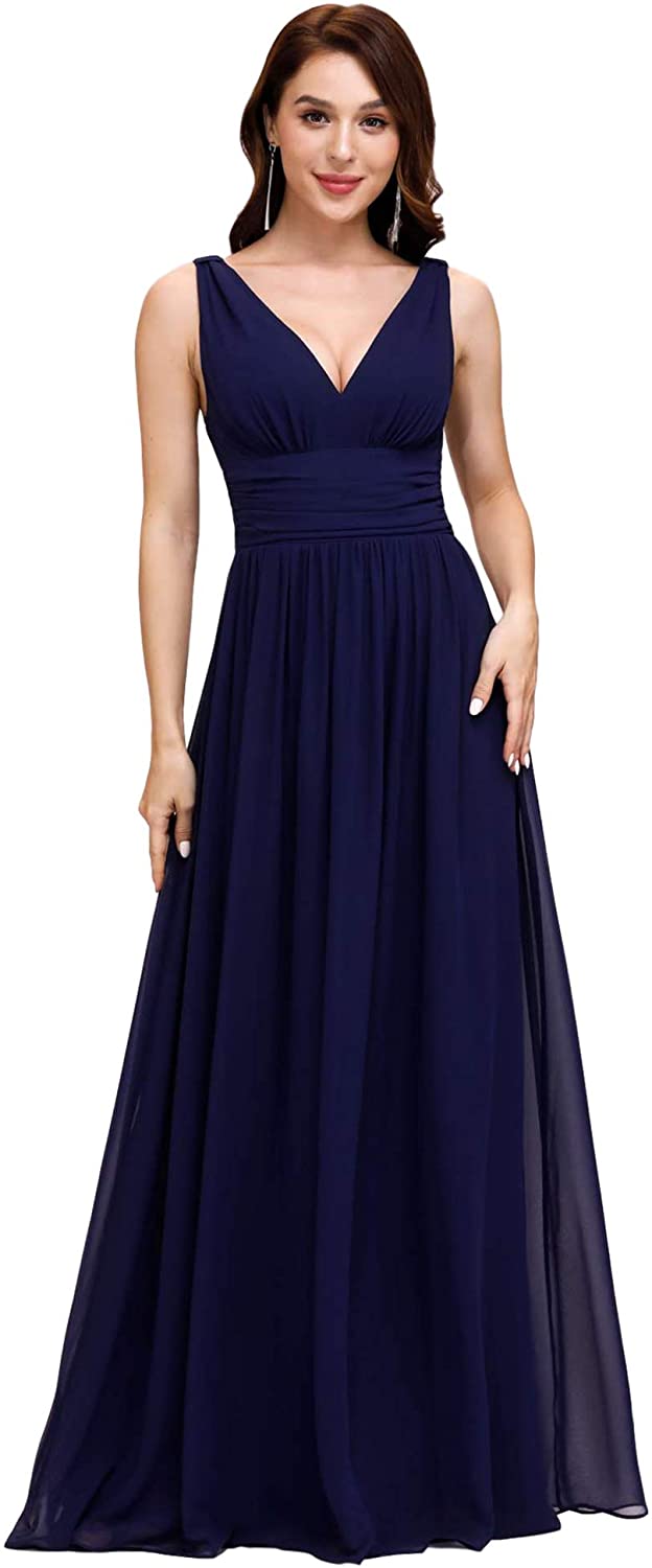 Ever-Pretty US Long Chiffon Bridesmaid Dress Evening Prom Homecoming Dress 09016 