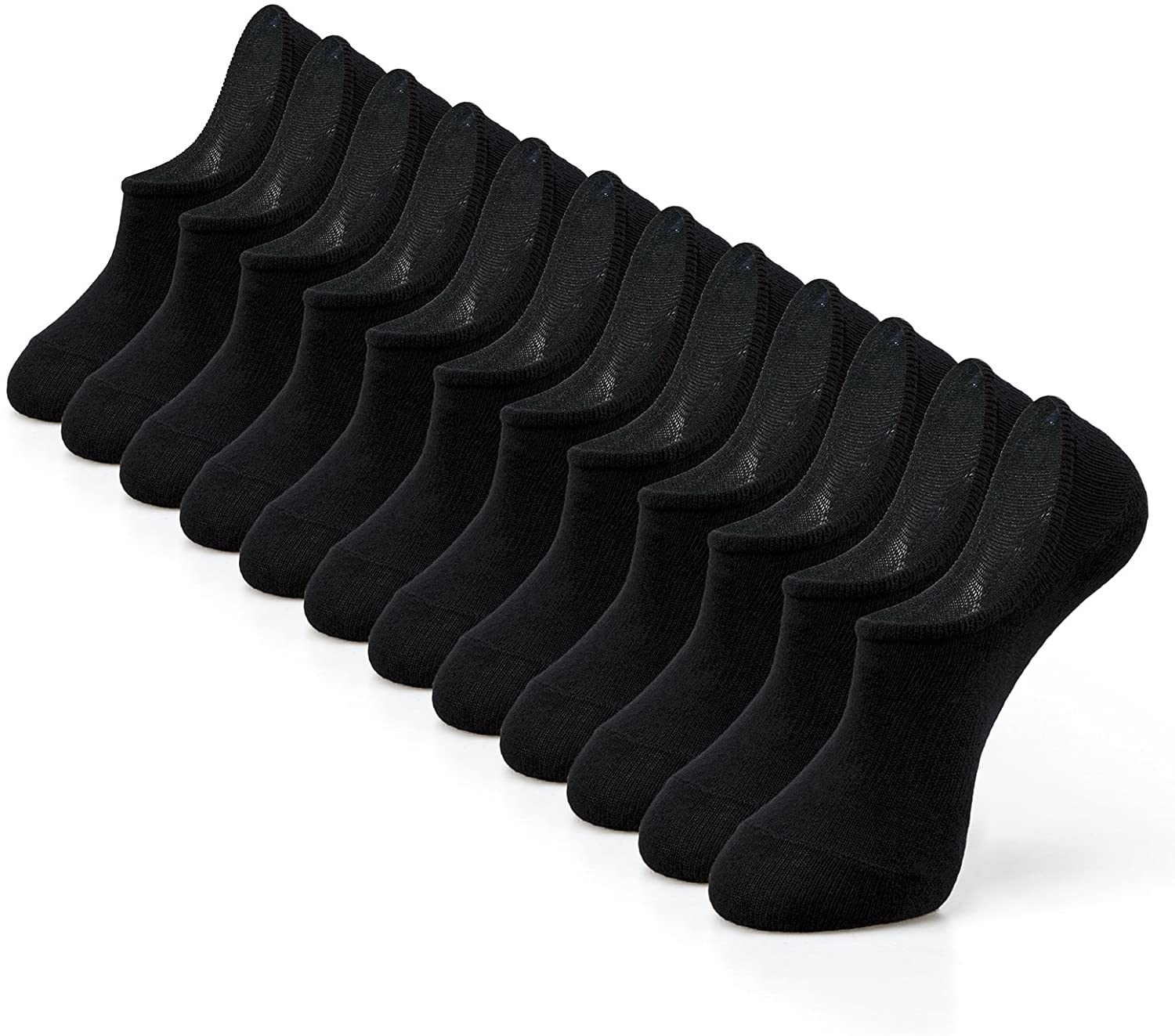 IDEGG Mens Cotton Casual Low Cut Anti-slid Athletic Socks 