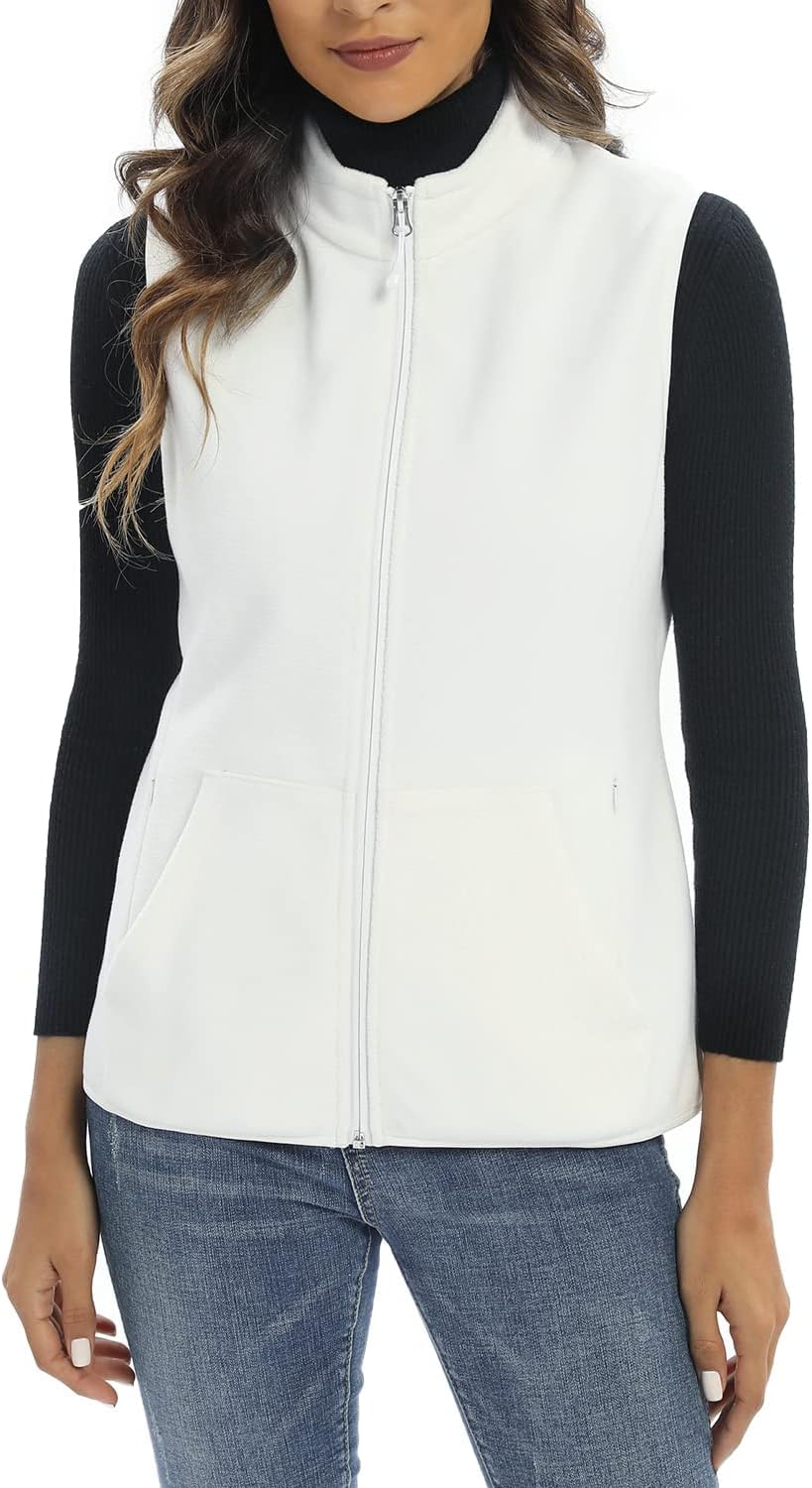 Xeoxarel Women's Fleece Vest with 6 Pockets XS-XXL : : Clothing,  Shoes & Accessories