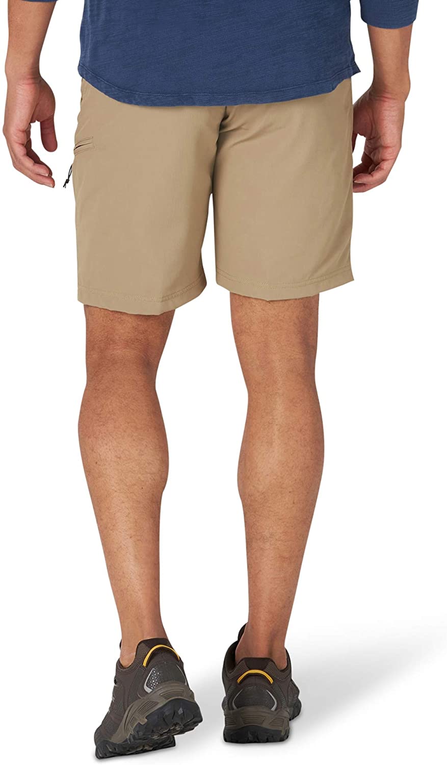 wrangler authentics men's side elastic utility short