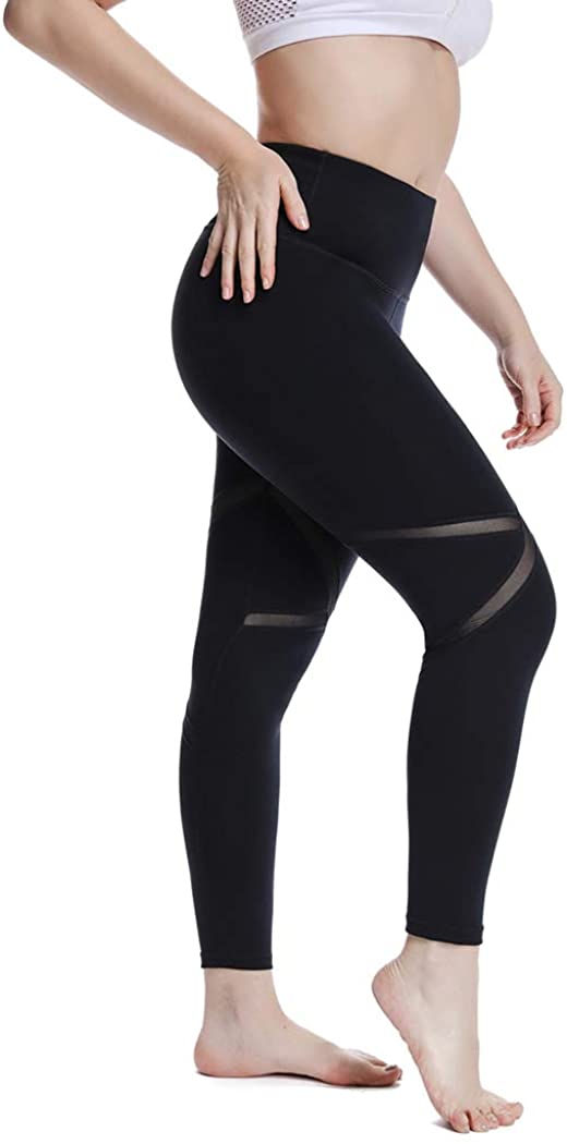 YOHOYOHA Women's Plus Size Yoga Dress Leggings with Back&Front Pocket  Workout Pants Tummy Control Fitness for 4 Way Stretch Black28-petite XL :  : Clothing, Shoes & Accessories