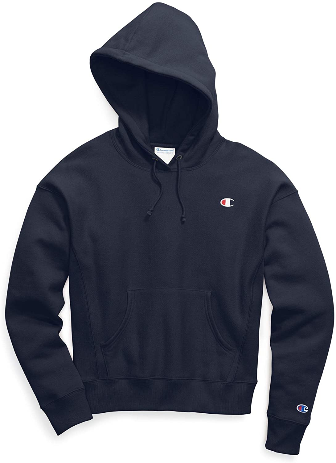 Navy blue on sale champion hoodie women's