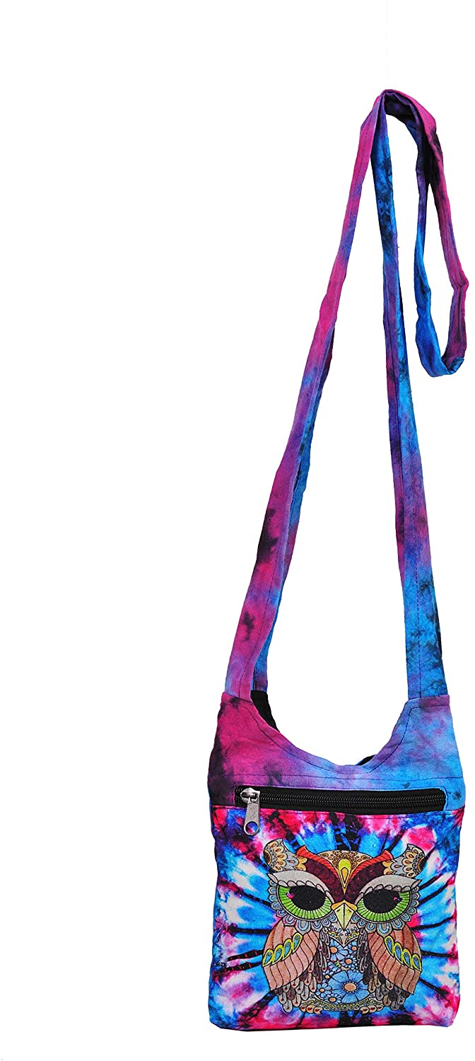 The Collection Royal Tie Dye Cotton Sling Crossbody Shoulder
