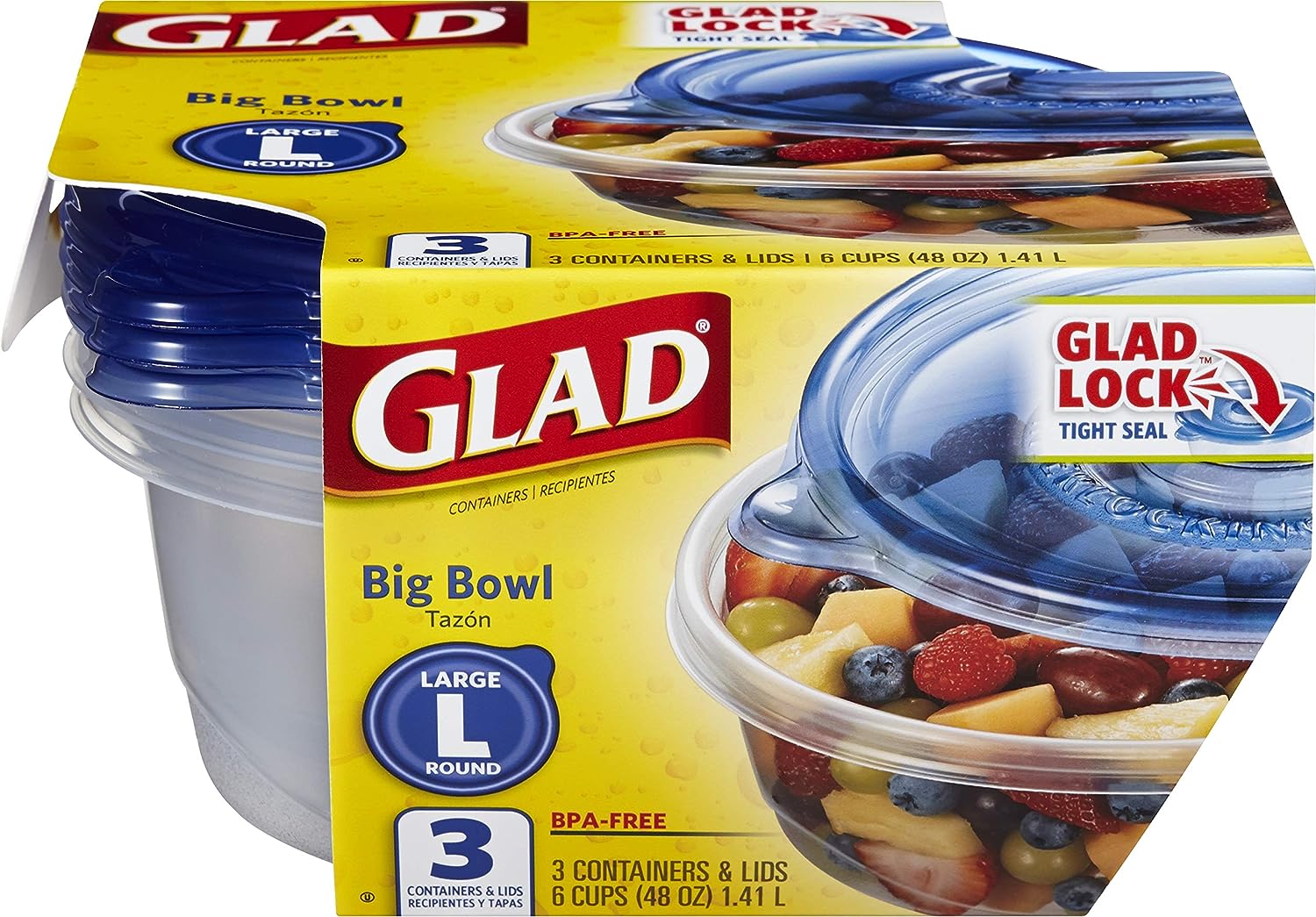 GladWare Soup & Salad Food Storage Containers for Everyday Use