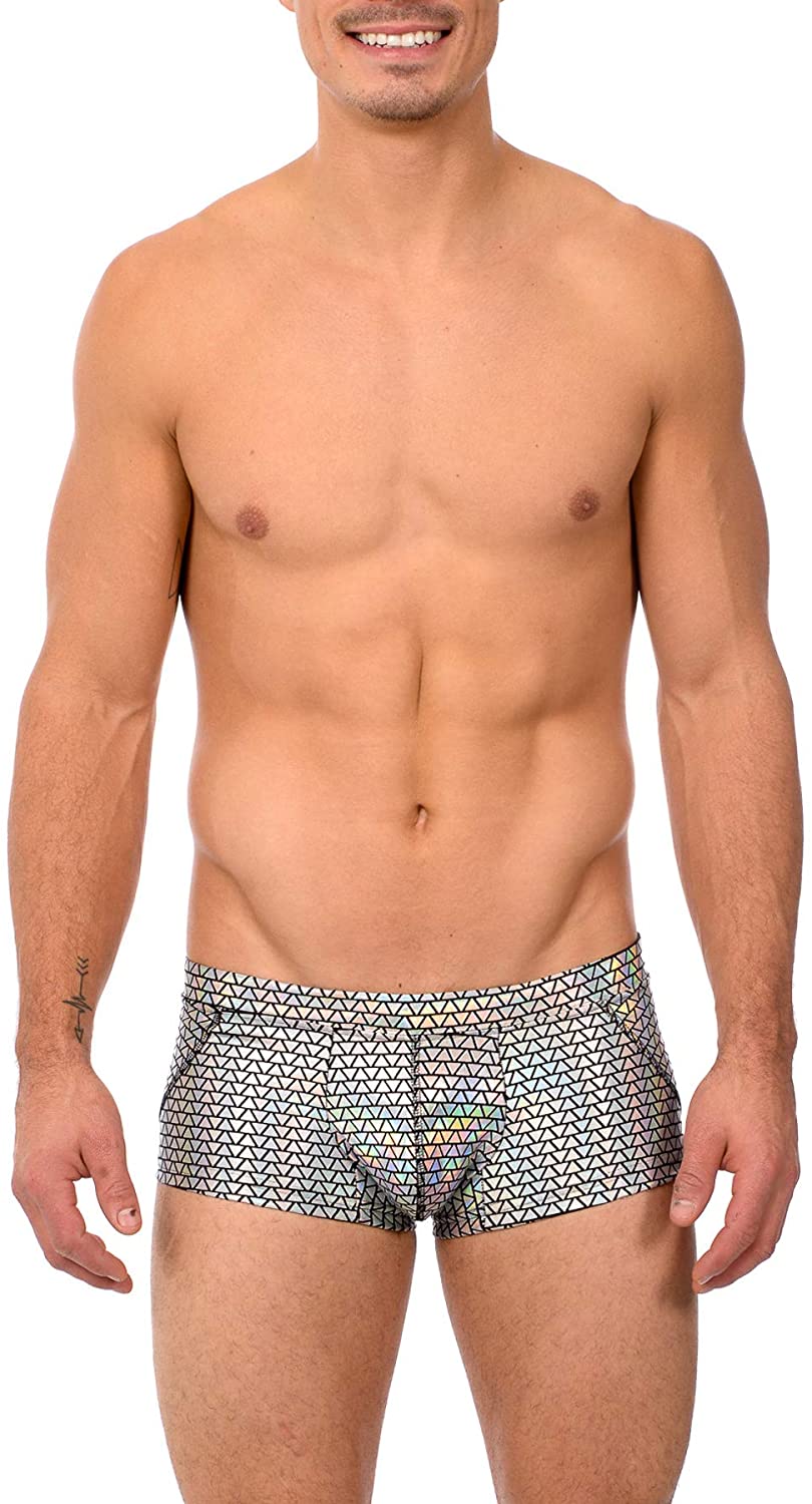 Gary Majdell Sport Mens New Printed Hot Body Boxer Swimsuit 