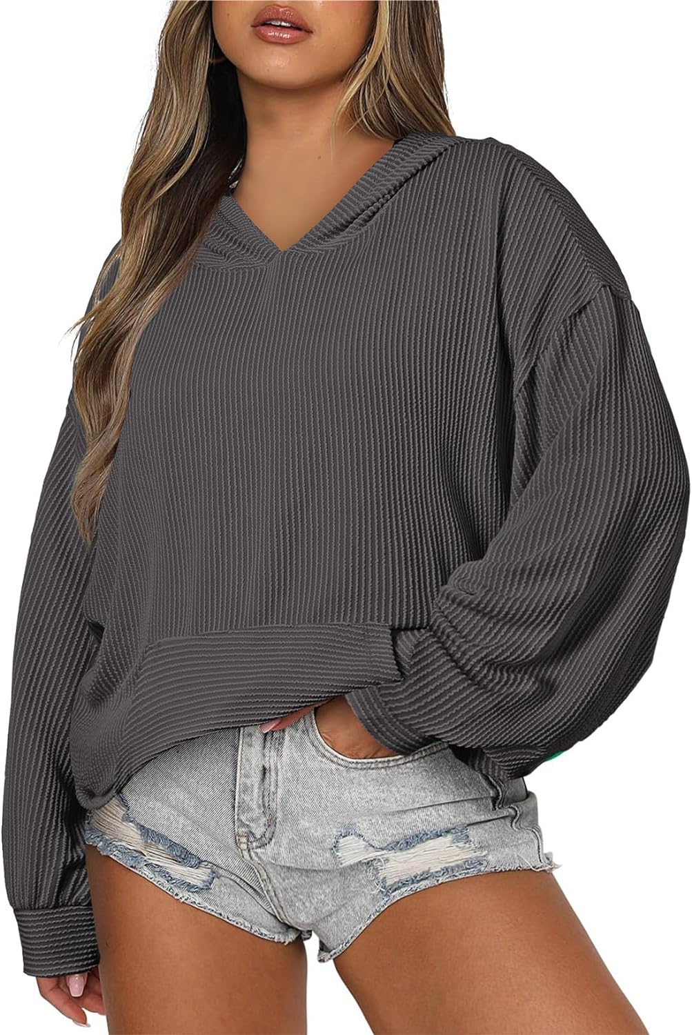 Eytino Womens Plus Size Crewneck Tunic Shirt Casual Long Sleeve