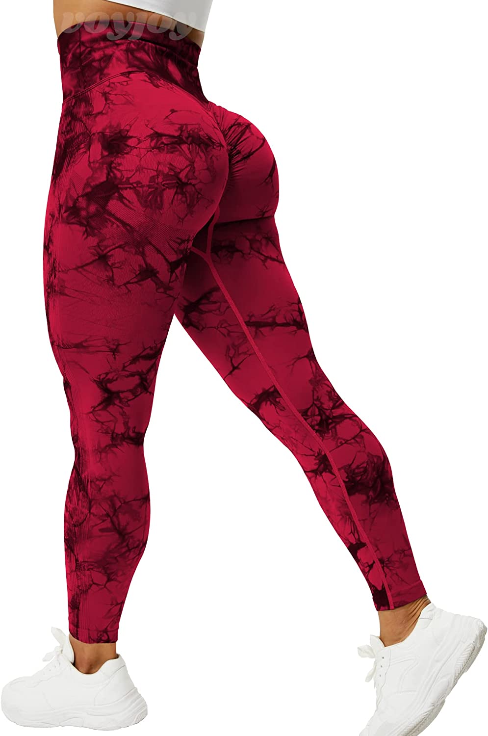 Trendy Tie Dye Women's Tummy Control Yoga Legging,Push up Scrunch Butt Yoga  Pant