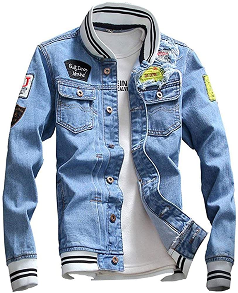 mens denim jacket 3xl