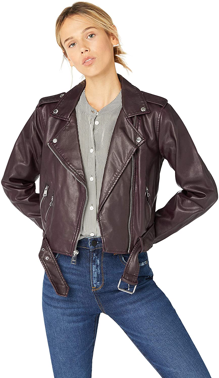 levi's faux leather biker jacket