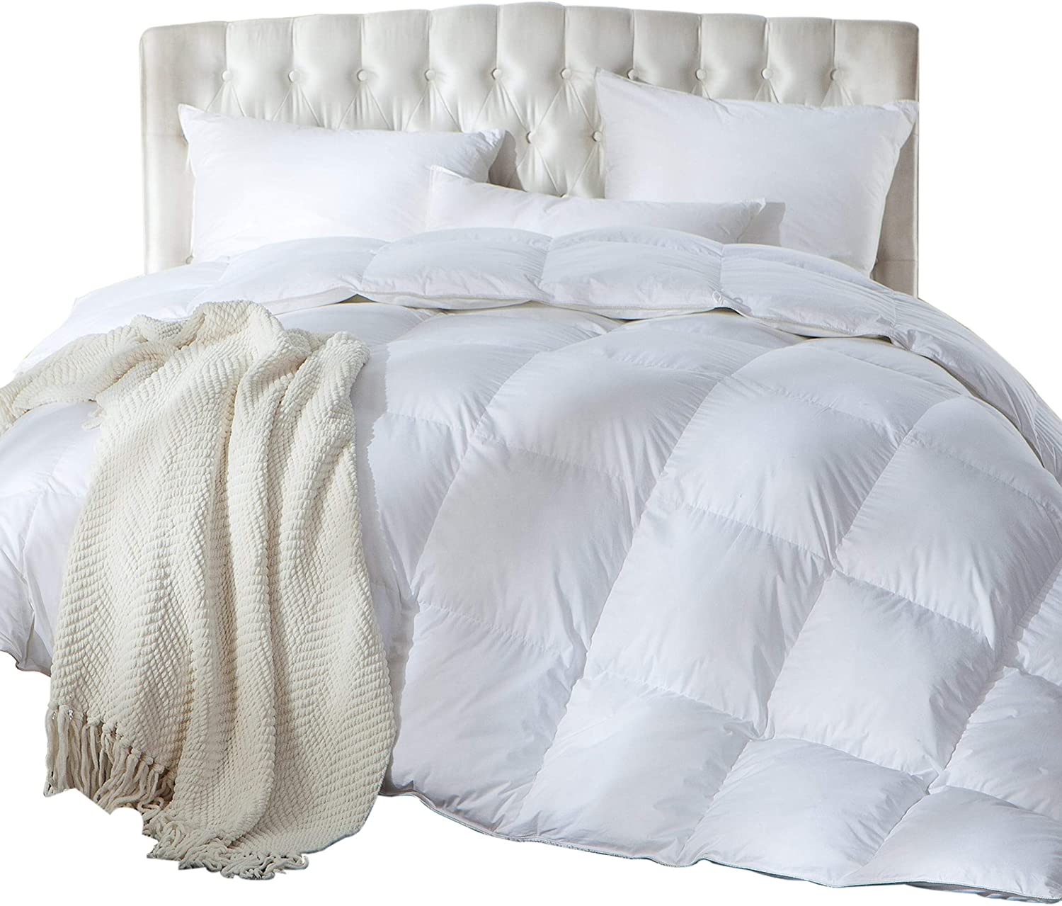 Luxurious King/California King Size Siberian Goose Down Comforter