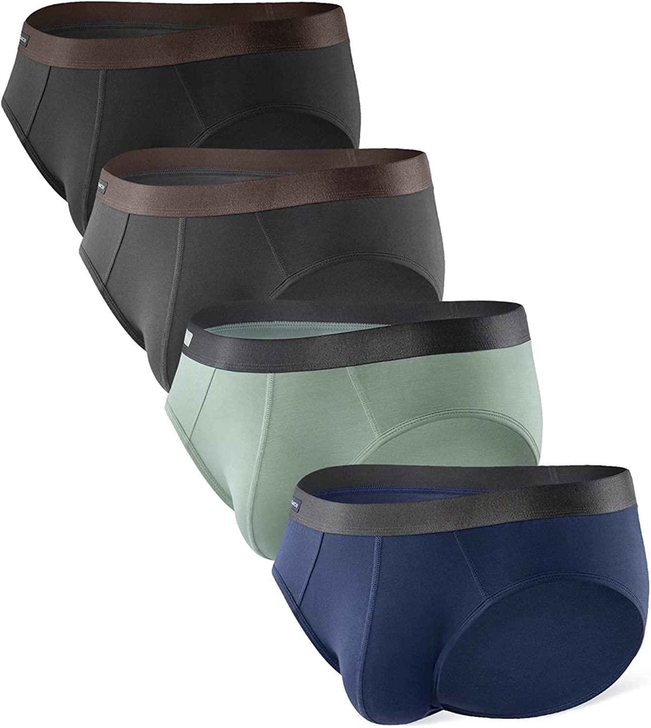 DAVID ARCHY Men's Underwear Bamboo Rayon Breathable Super