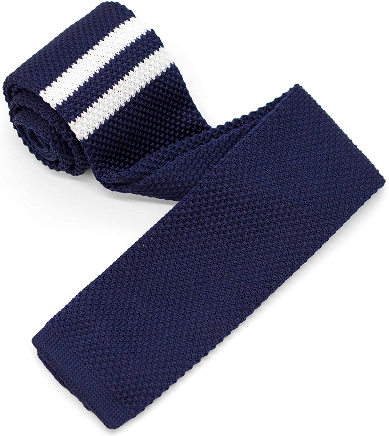 Men's Sky Blue Plain Tie Knit Knitted Tie Necktie Narrow Slim Skinny ZZLD911