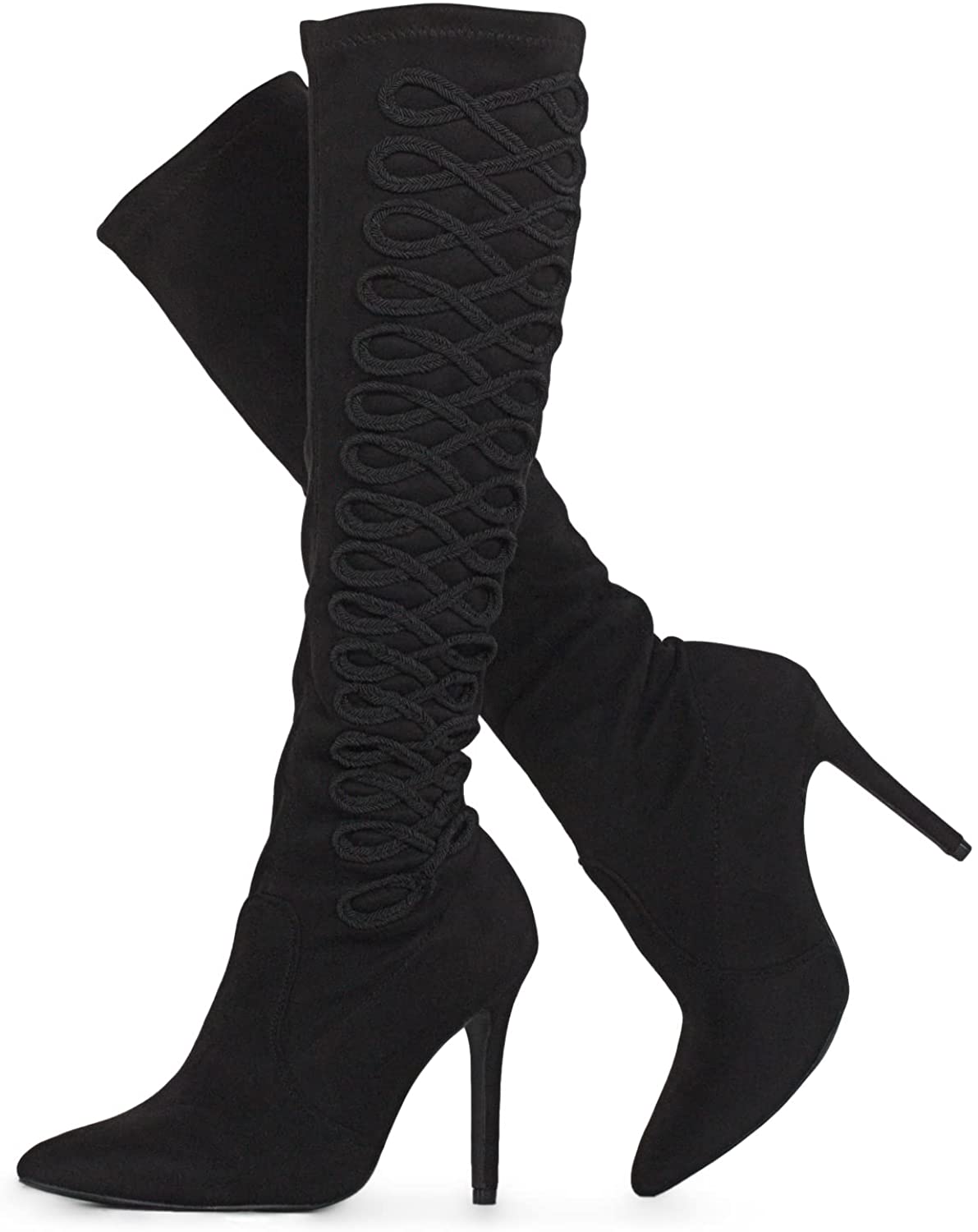 RF ROOM OF FASHION Women's Pointy Heel Tall Dress Boots (Regular Ca | eBay