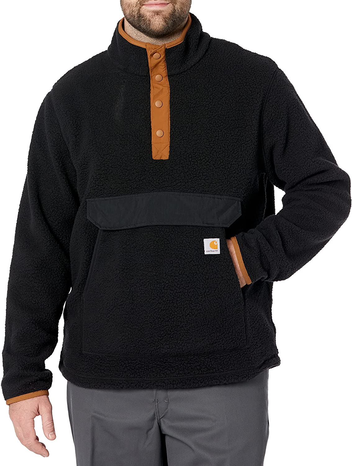 Carhartt Men's Relaxed Fit Fleece Pullover | eBay