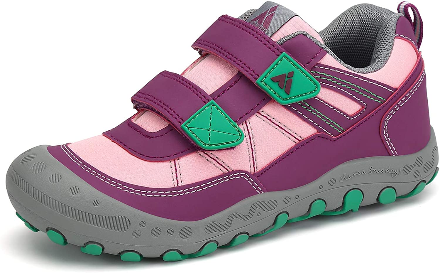 Mishansha Boys Girls Hiking Shoes Kids Anti Collision Non Slip Sneakers Outdoor Trekking Walking Climbing Running 