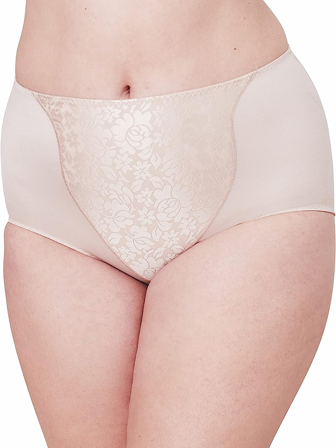 Bali Women's Firm Control Shapewear Brief with Lace Fajas 2-Pack