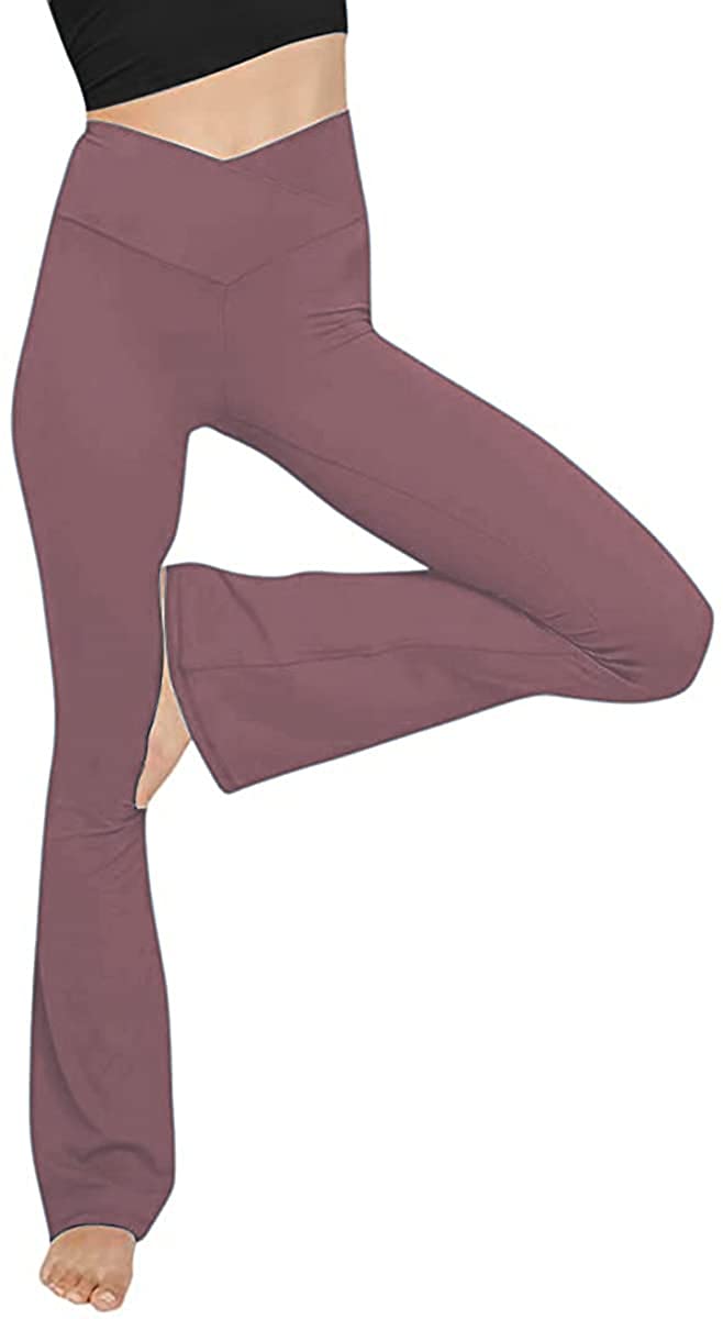  TOPYOGAS Womens Casual Flare Leggings