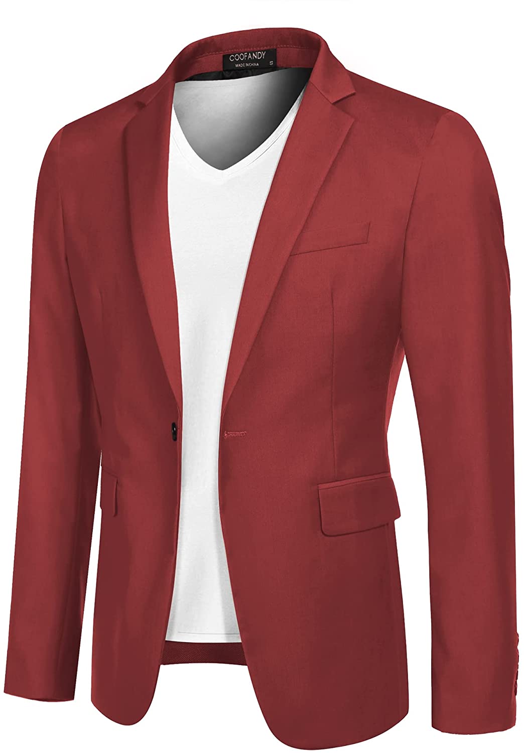 COOFANDY Mens Blazer Sport Coats Casual Slim Fit Suit Jacket Business One  Button Blazers