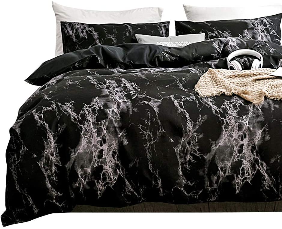 black white duvet cover king