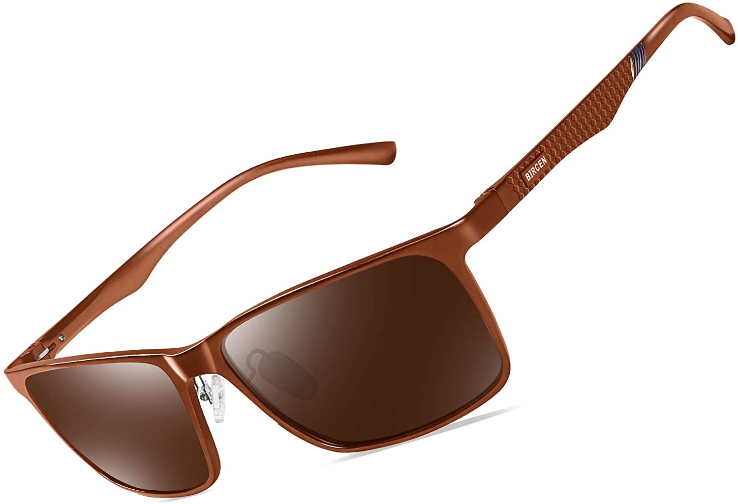 Bircen Mens Polarized Driving Sunglasses For Mens Women Al-Mg