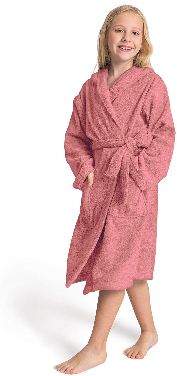 thumbnail 16  - SIORO Cover-Ups for Kids Girls Hooded Terry Cotton Cover-Up Boys Bath Cover-Up L