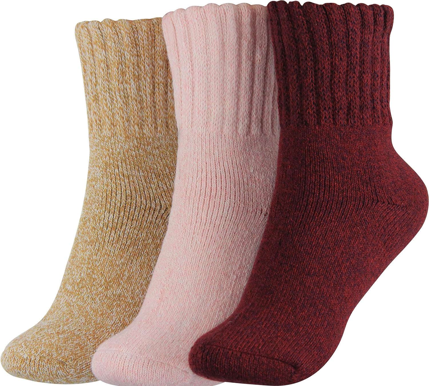 BenSorts Women's Winter Boots Socks Thick Warm Cozy Crew Socks