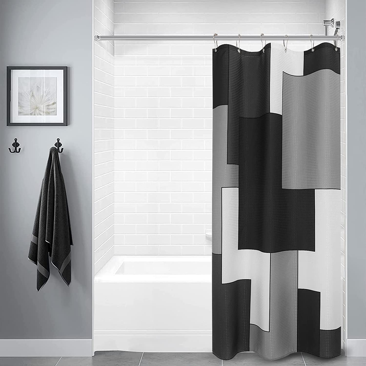 Louis vuitton bathroom set shower curtain style 61