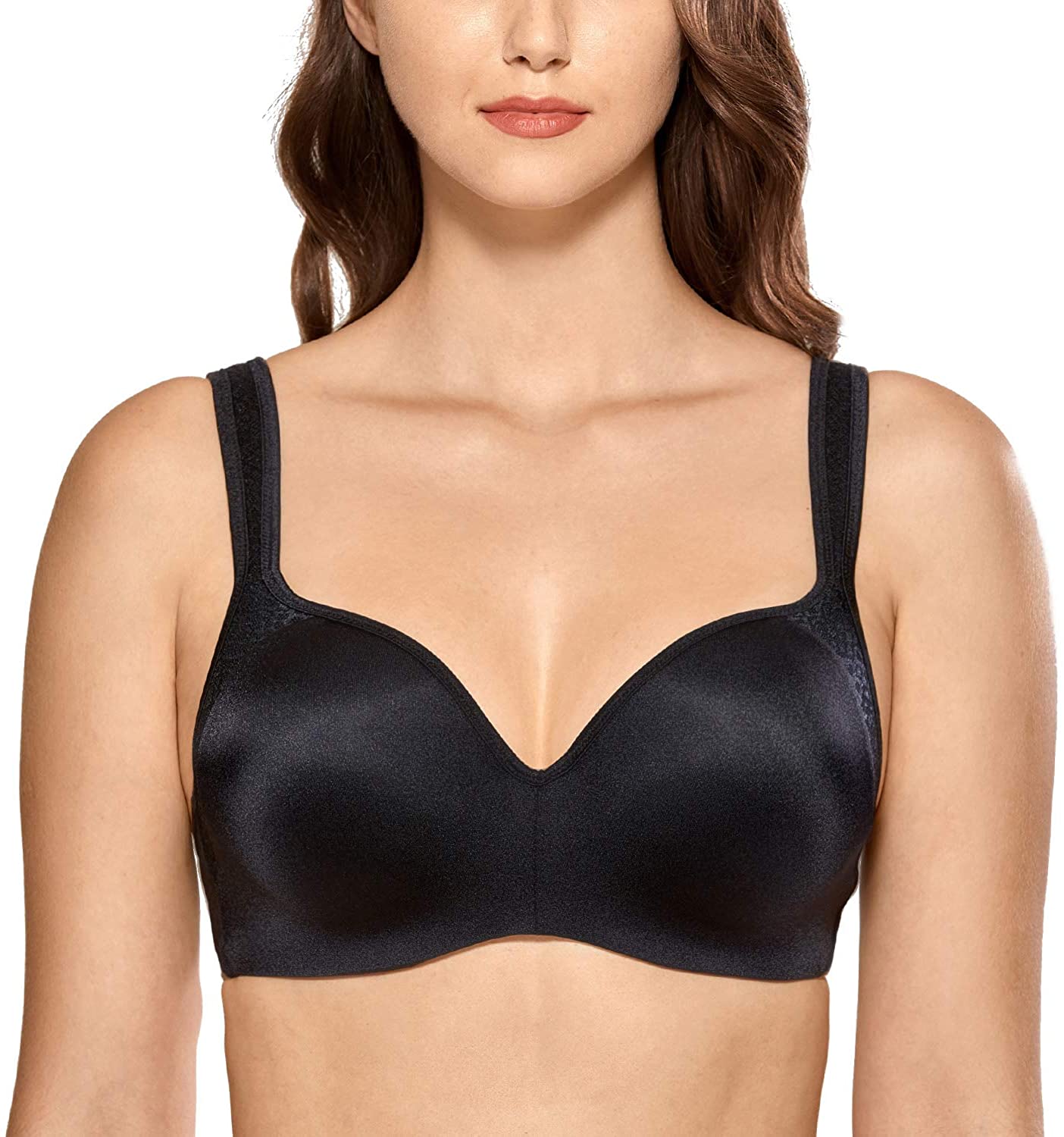 DELIMIRA Women's Seamless Smooth Underwire Full Coverage Support