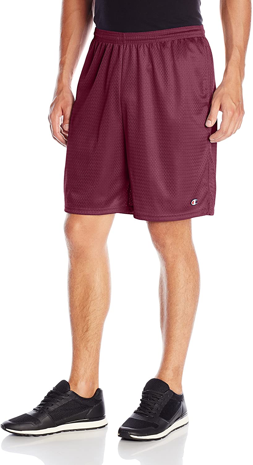 Champion Mens Long Mesh Short With Pockets Ebay 