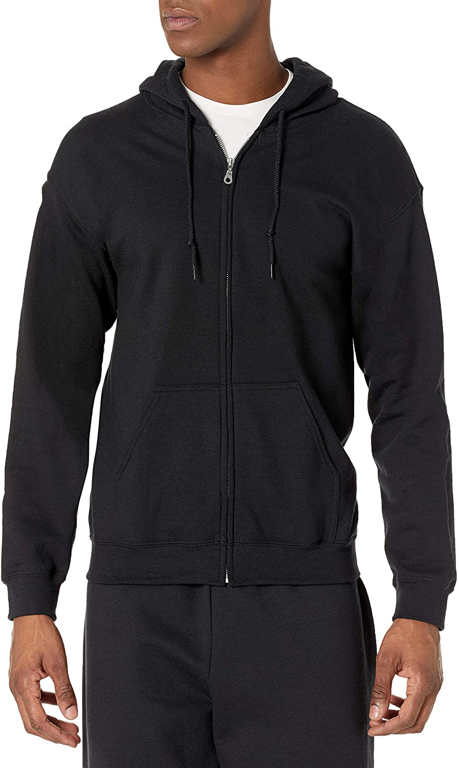 Gildan men's fleece discount zip hooded sweatshirt