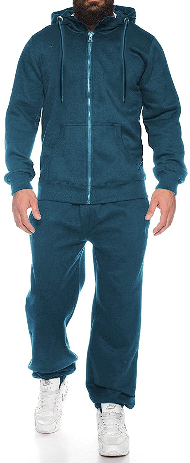 COOFANDY Men's 2 Piece Tracksuits Set Casual Pullover Hoodies Gym