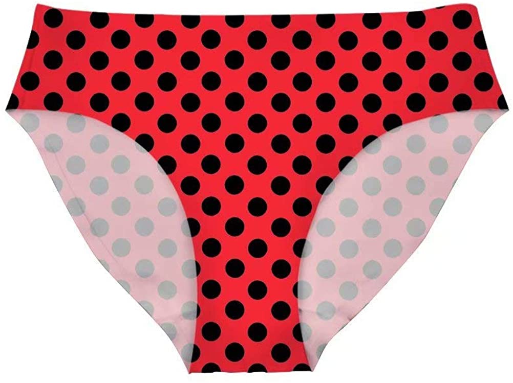 Dellukee Ladies Underwear Breathable Women's Panties Funny Briefs