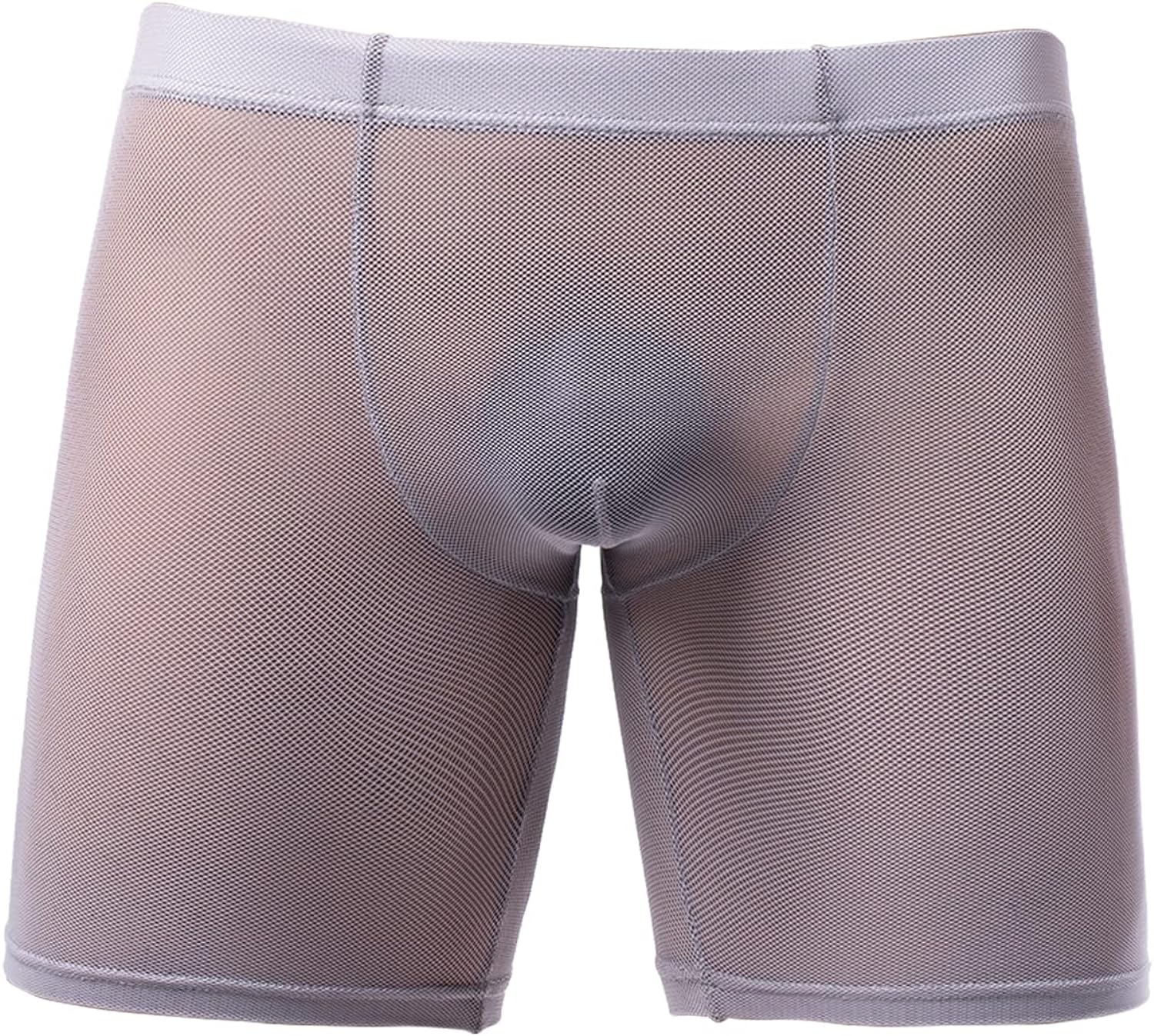 Evankin Sexy Underwear for Men Breathable Mesh Boxer Briefs Trunks