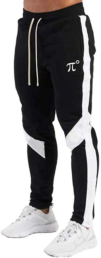Slim Fit Workout Pants PIDOGYM Men's Jogger Sweatpants Athletic Running Pants with Zipper Pockets 