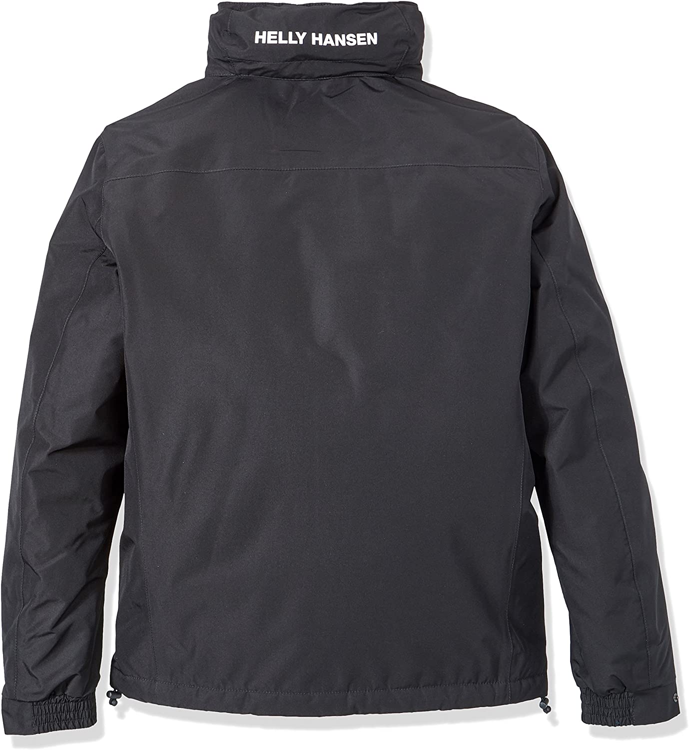 Pre-owned Helly Hansen Men's Waterproof Dubliner Insulated Jacket With Packable Hood For C In Black