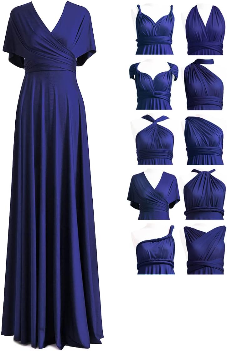 72styles Infinity Dress with Bandeau, Convertible Bridesmaid Dress, Long,  Plus S