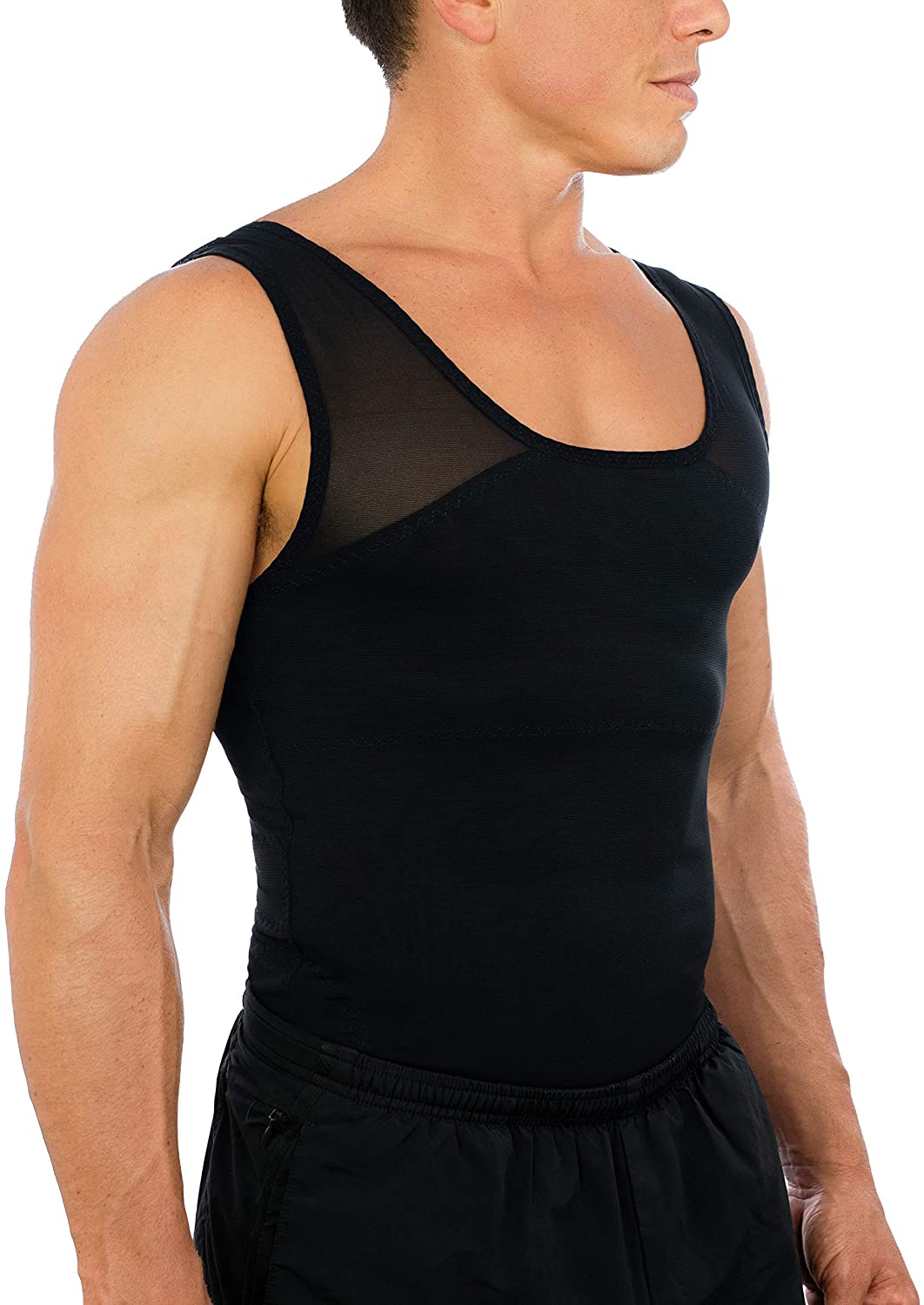 mens compression shirt to hide nipples