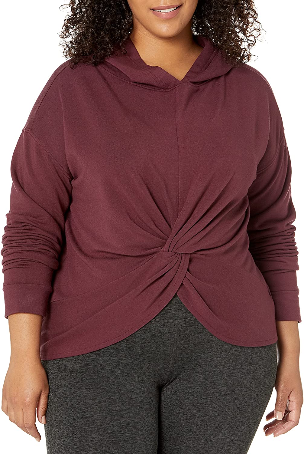 Core 10 Women's Cloud Soft Fleece Standard-Fit Long-Sleeve Hoodie Sweatshirt 