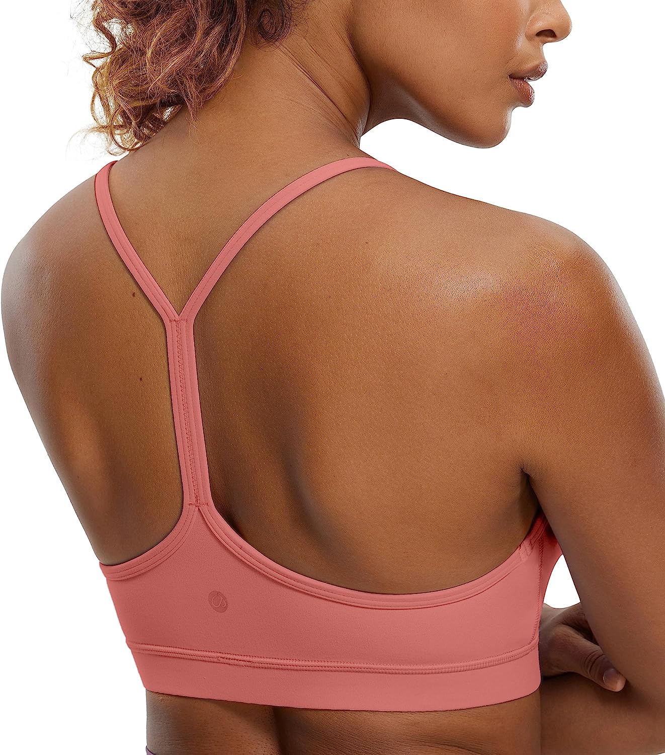 Bras CRZ Womens Butterluxe Y Shaped Back Sports Bra Padded Racerback Low  Impact Thin Shoulder Strap Exercise Yoga Bra LF20230905 From 23,18 €