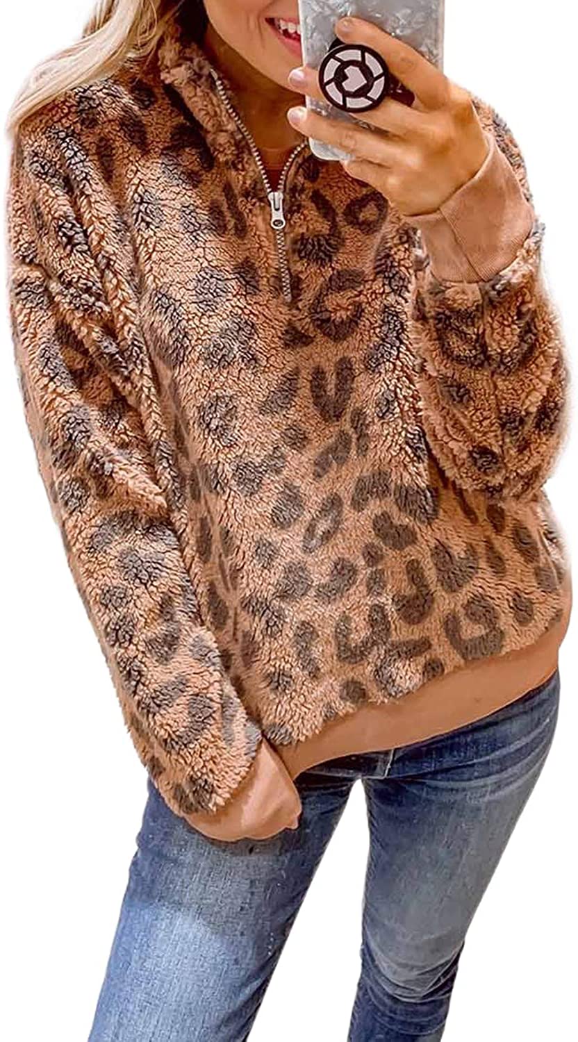 thumbnail 21  - Acelitt Women&#039;s Cozy Oversize Fluffy Fleece Sweatshirt Pullover Outwear (18 Colo