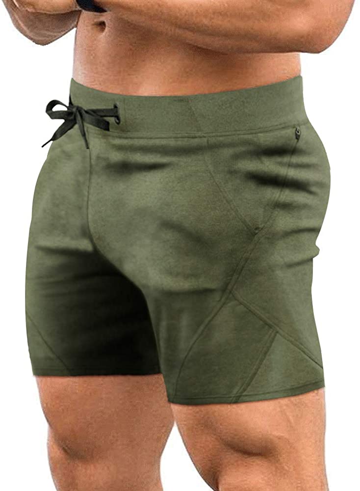 COOFANDY Mens Gym Workout Shorts Running Short Pants Fitted Training Bodybuilding Jogger with Pockets 