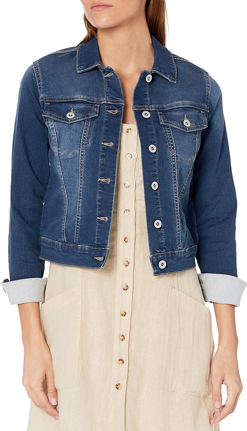 Jessica Simpson Women's Pixie Classic Jean Jacket