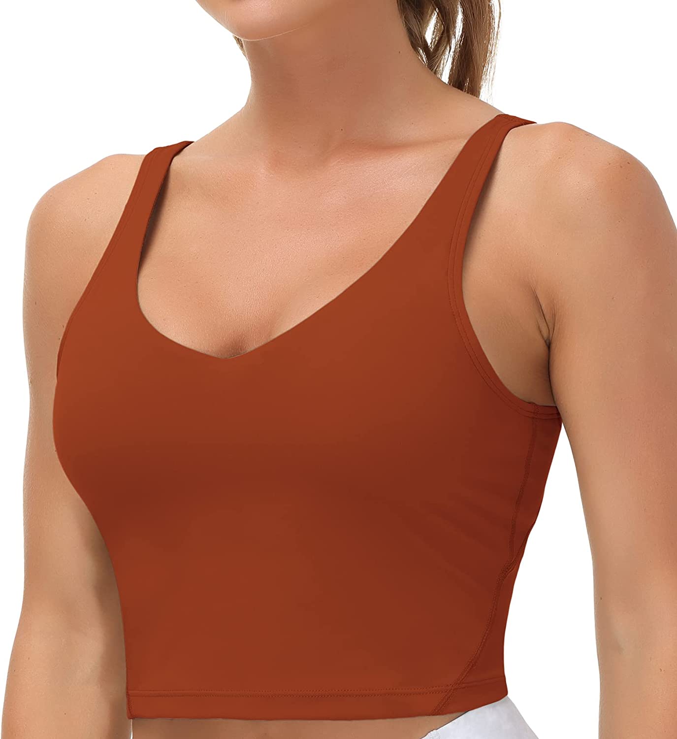 Tops, The Gym People Longline Wirefree Padded Sports Bra Tank  Medium Support