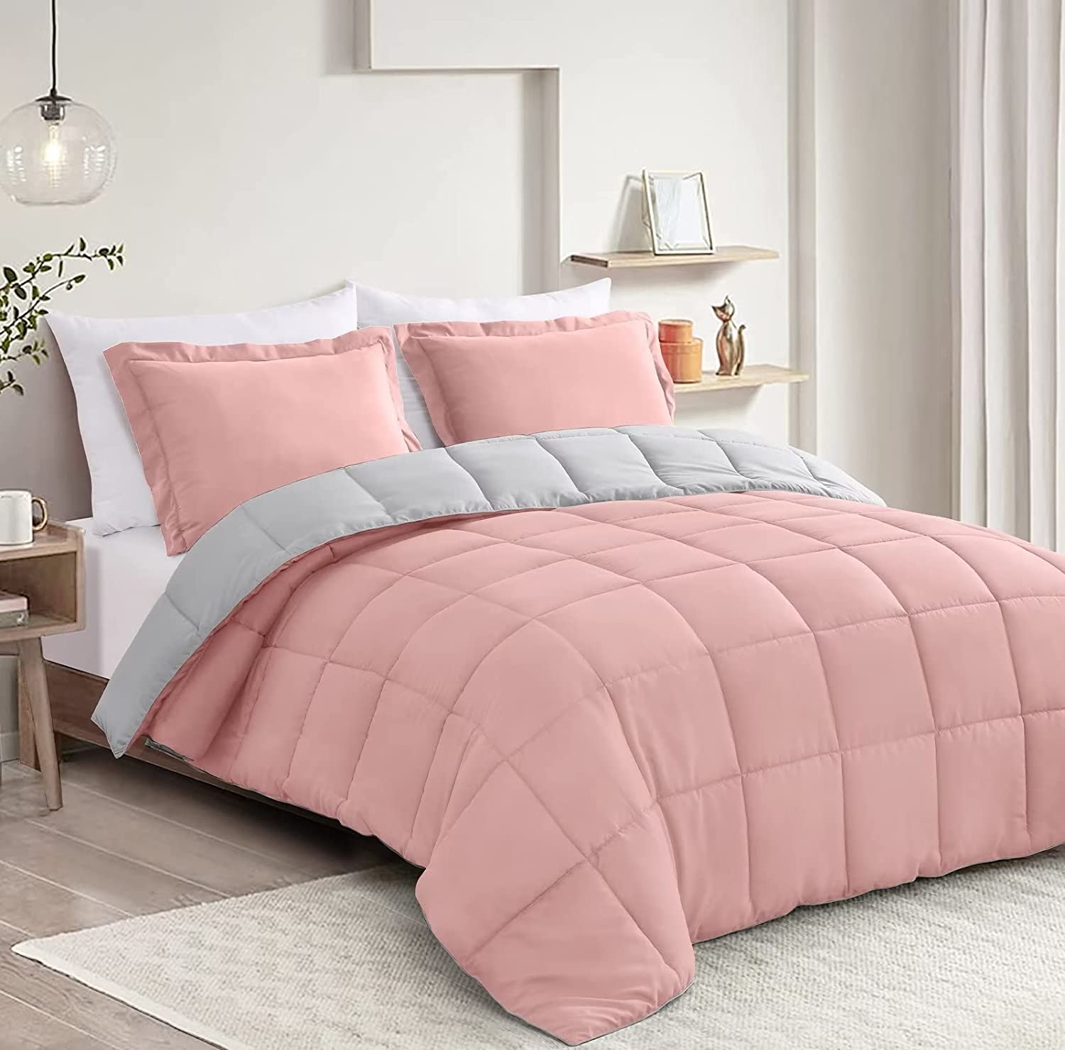 homelike moment reversible lightweight comforter