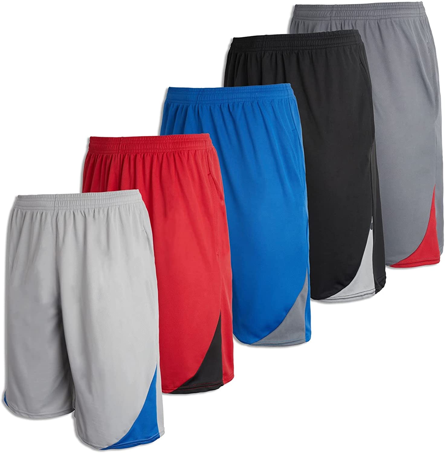Essentials Boys' Active Performance Woven Soccer Shorts 