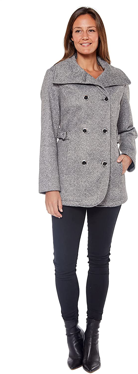 INTL d.e.t.a.i.l.s Women\'s Hooded Fashion Fleece Coat Jacket | eBay | 