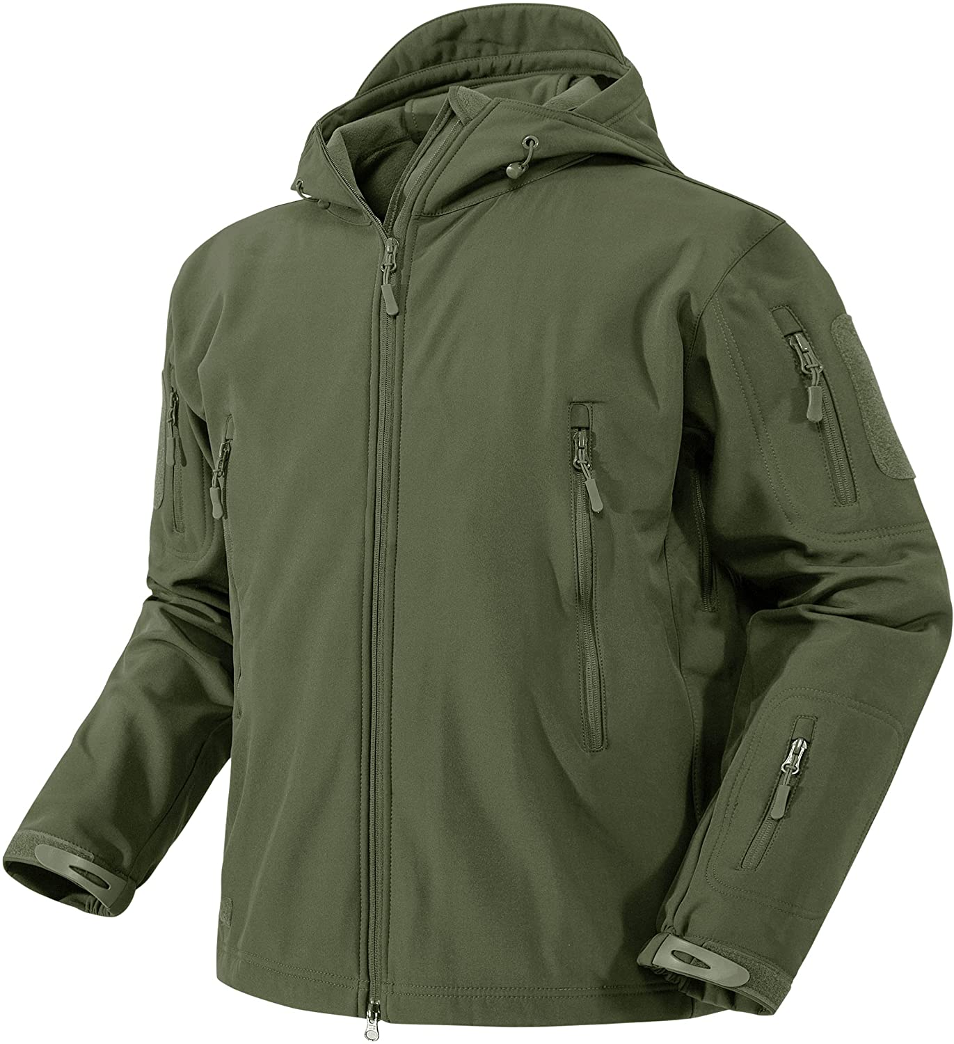 CHEXPEL mens tactical military Combat Jacket Winter Hooded Waterproof Snow Ski Softshell coat